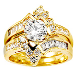 انگشتر طلا مدل کوه نور